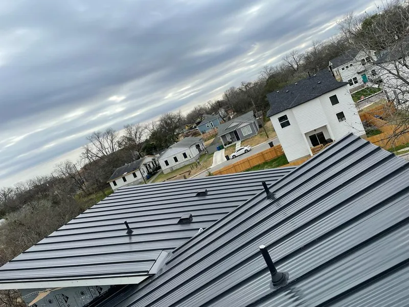 Standing seam metal roof panels with vents for Skylight Repair in Moundsville